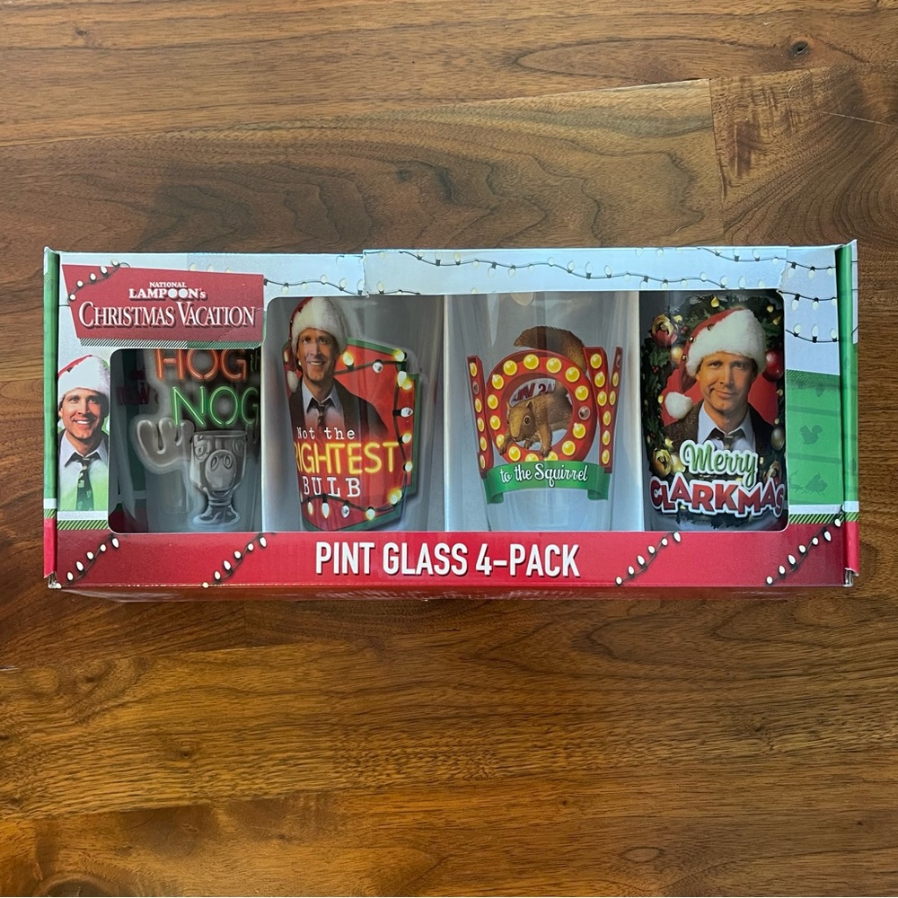 National Lampoons Christmas Vacation Pint Glasses